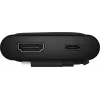 DELL DA225 Wired USB 3.2 Gen 1 (3.1 Gen 1) Type-C Melns
