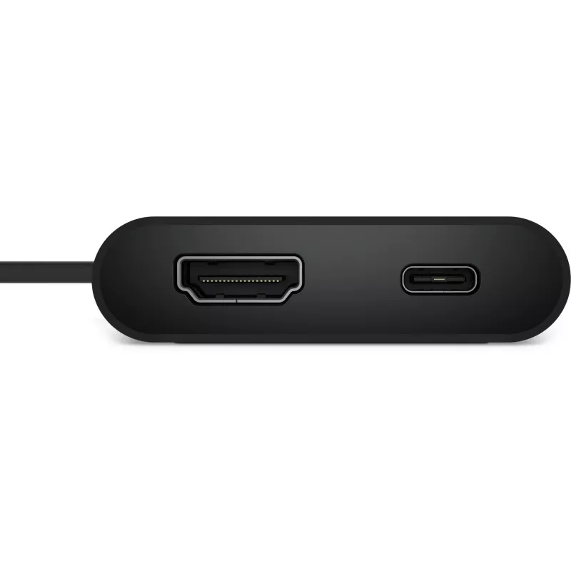 DELL DA225 Wired USB 3.2 Gen 1 (3.1 Gen 1) Type-C Melns
