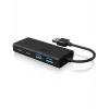ICY BOX IB-HUB1426-U3 USB 3.2 Gen 1 (3.1 Gen 1) Type-A 5000 Mbit/s Melns