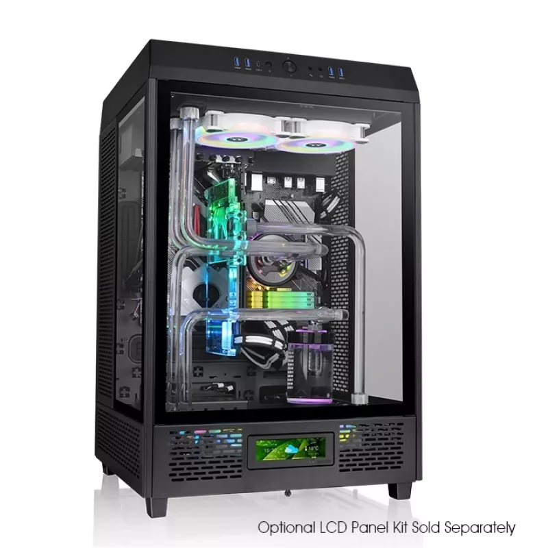 THERMALTAKE Chassis Mid Tower - The Tower 500 - Melns