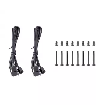 THERMALTAKE PC dzesēšanas ventilators - CT120 - 12 cm - melns - 2 gab. iepakojums