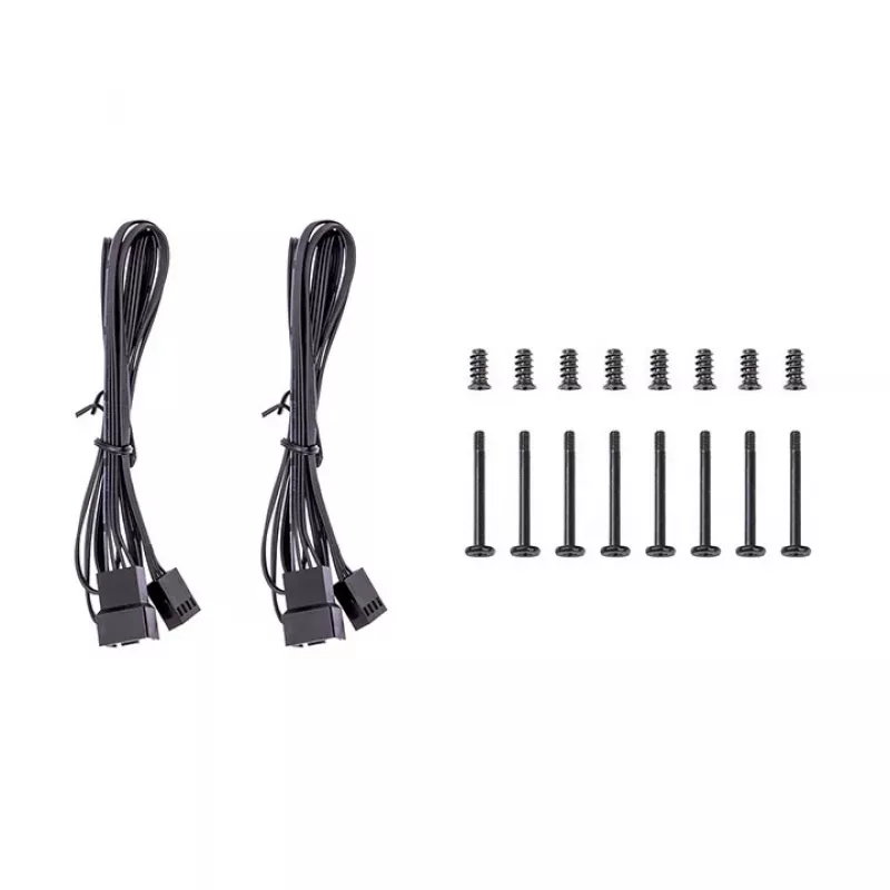 THERMALTAKE PC dzesēšanas ventilators - CT120 - 12 cm - melns - 2 gab. iepakojums