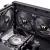 THERMALTAKE PC dzesēšanas ventilators - CT120 - 12 cm - melns - 2 gab. iepakojums