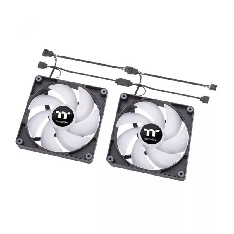 THERMALTAKE PC dzesēšanas ventilators - CT140 ARGB Sync - 14 cm - melns - 2 gab. iepakojumā