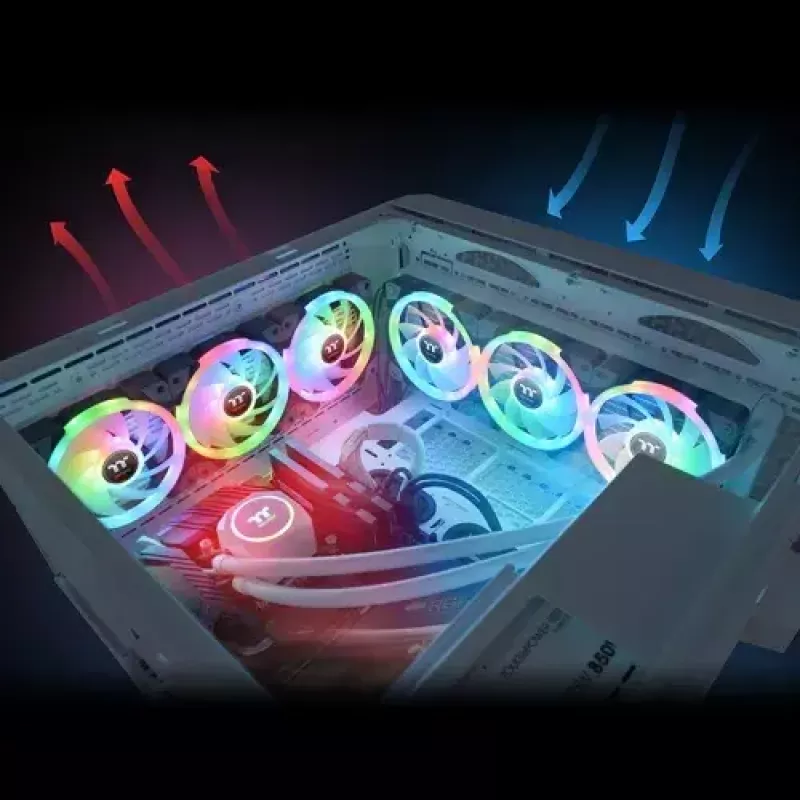 Gaisa dzesētājs Thermaltake SWAFAN EX14 RGB PC dzesēšanas ventilators