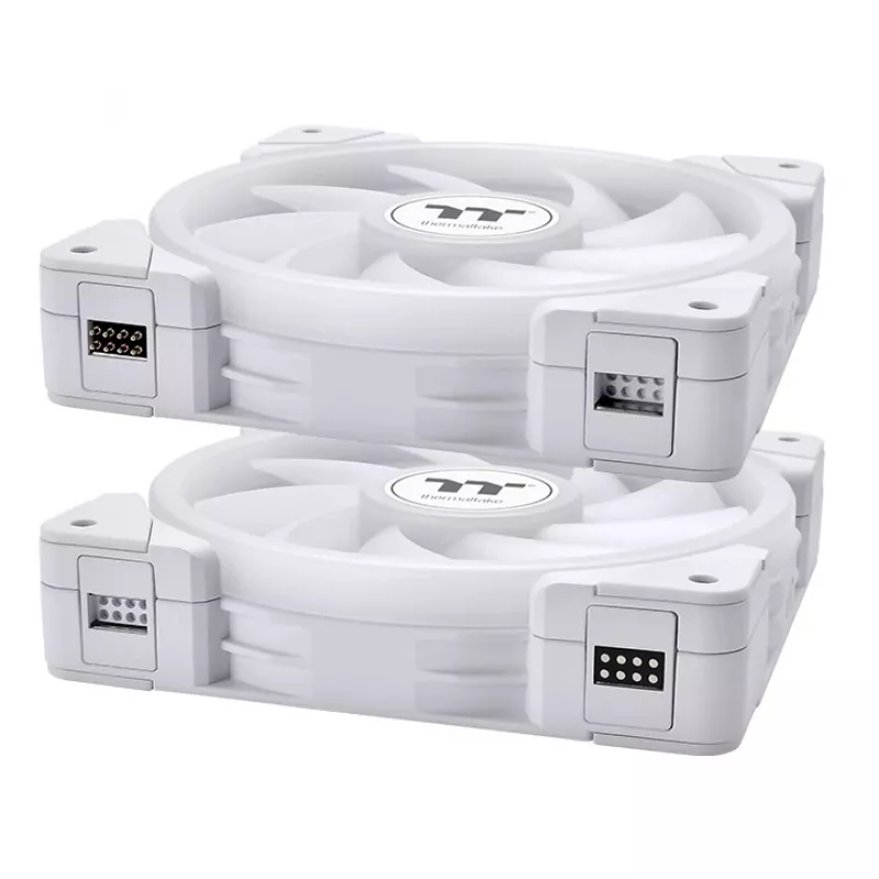 THERMALTAKE PC dzesēšanas ventilators - SWAFAN EX12 ARGB Sync TT Premium Edition - 12cm - Balts - 3 gab. iepakojums