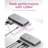ICY BOX 10-in-1 USB4 Type-C DockingStation ar divkāršu video izvadi