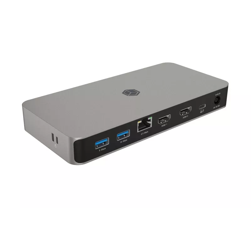 ICY BOX 10-in-1 USB4 Type-C DockingStation ar divkāršu video izvadi