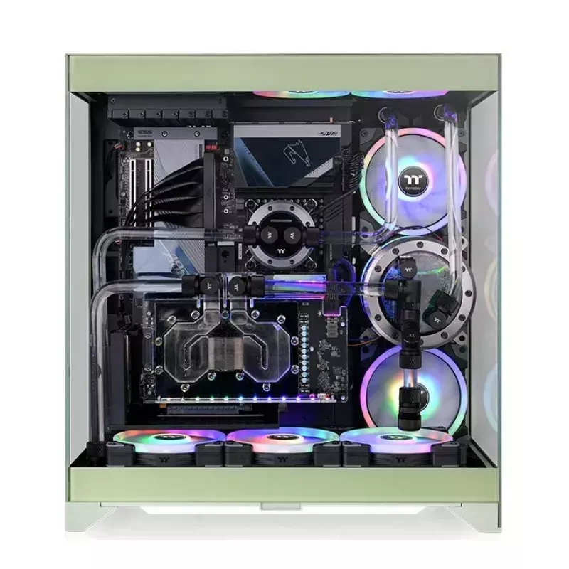 PC korpuss Thermaltake CTE E550 TG Midi Tower zaļš