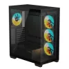 GIGABYTE C500 PANORAMIC STEALTH Midi Tower Melns
