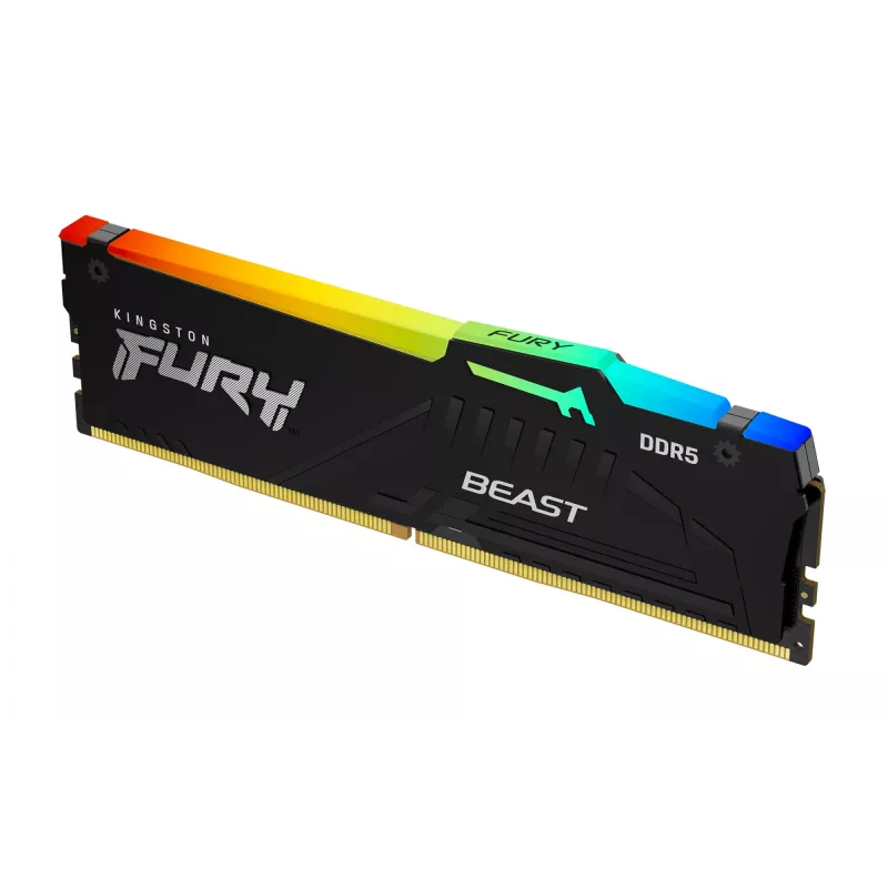 Kingston Technology FURY Beast 128GB 5200MT/s DDR5 CL40 DIMM (4 komplekts) RGB XMP