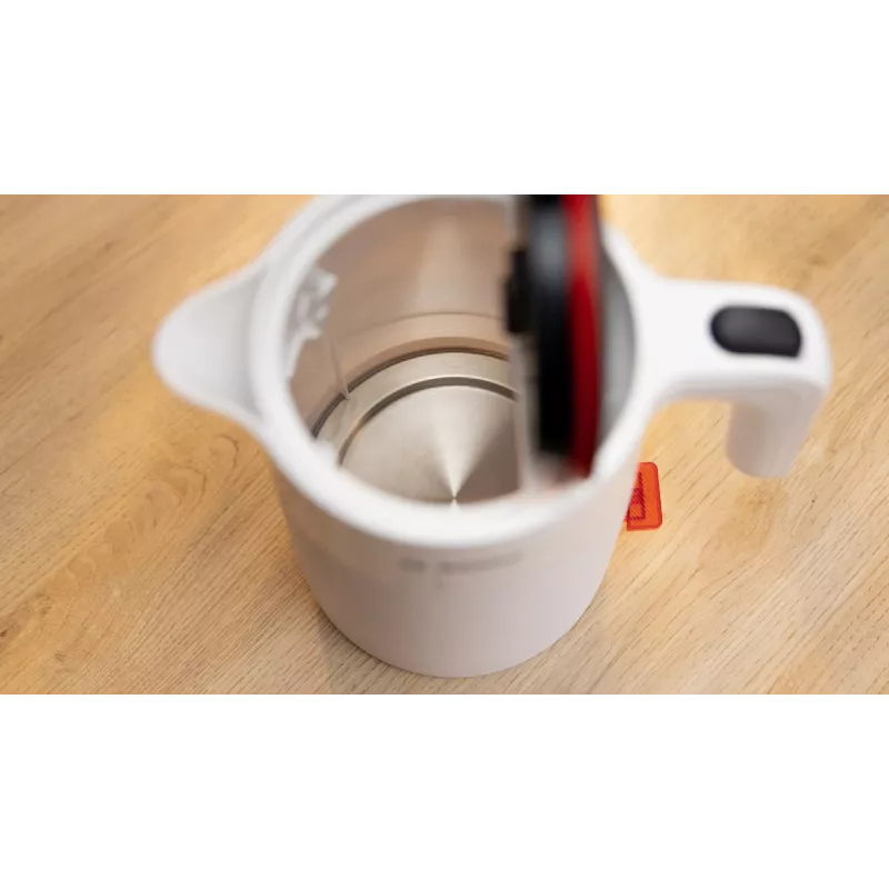 Elektriskā tējkanna Bosch TWK2M161, 1.7 L, 2400 W, balta, plastmasas korpuss, 360° bāze