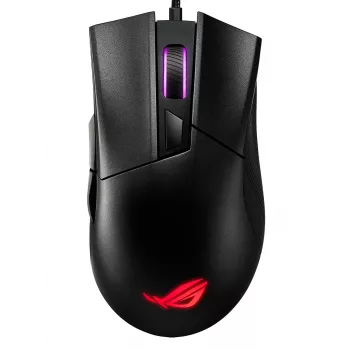 ASUS ROG Gladius II Core pele Spēlēm Labroču USB Type-A Optiskā 6200 DPI