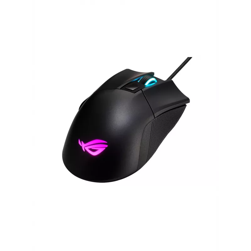 ASUS ROG Gladius II Core pele Spēlēm Labroču USB Type-A Optiskā 6200 DPI