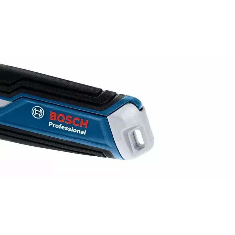 Bosch 1 600 A02 7M4 lietderīgais nazis zilā, nerūsējošā tērauda krāsā ar salokāmu asmeni
