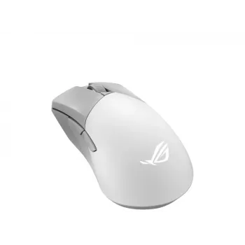 ASUS ROG Gladius III Wireless Aimpoint White pele Gaming Labā roka RF Bezvadu + Bluetooth + USB Type-A Optiskā 36000 DPI