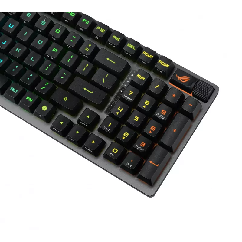 ASUS ROG Strix Scope II 96 RX Wireless tastatūra Gaming USB + RF Wireless + Bluetooth Melna