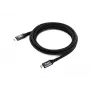 Equip USB4 Gen 2x2 C uz C kabelis, vīr./vīr., 2,0 m, 4K/60Hz, 20 Gbps, PD 100W