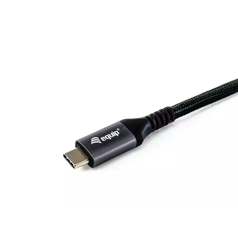 Equip USB4 Gen 2x2 C uz C kabelis, vīr./vīr., 2,0 m, 4K/60Hz, 20 Gbps, PD 100W