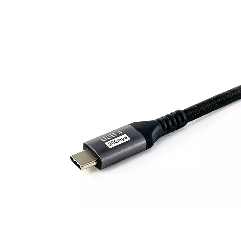 Equip USB4 Gen 2x2 C uz C kabelis, vīr./vīr., 2,0 m, 4K/60Hz, 20 Gbps, PD 100W