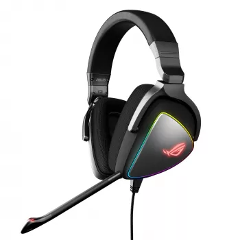 ASUS ROG Delta austiņas, vadu, galvas saite, spēlēm, melna