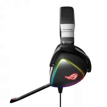 ASUS ROG Delta austiņas, vadu, galvas saite, spēlēm, melna