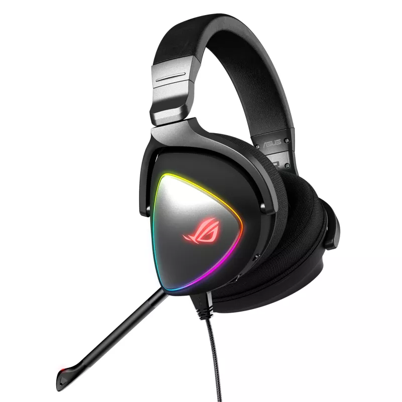 ASUS ROG Delta austiņas, vadu, galvas saite, spēlēm, melna