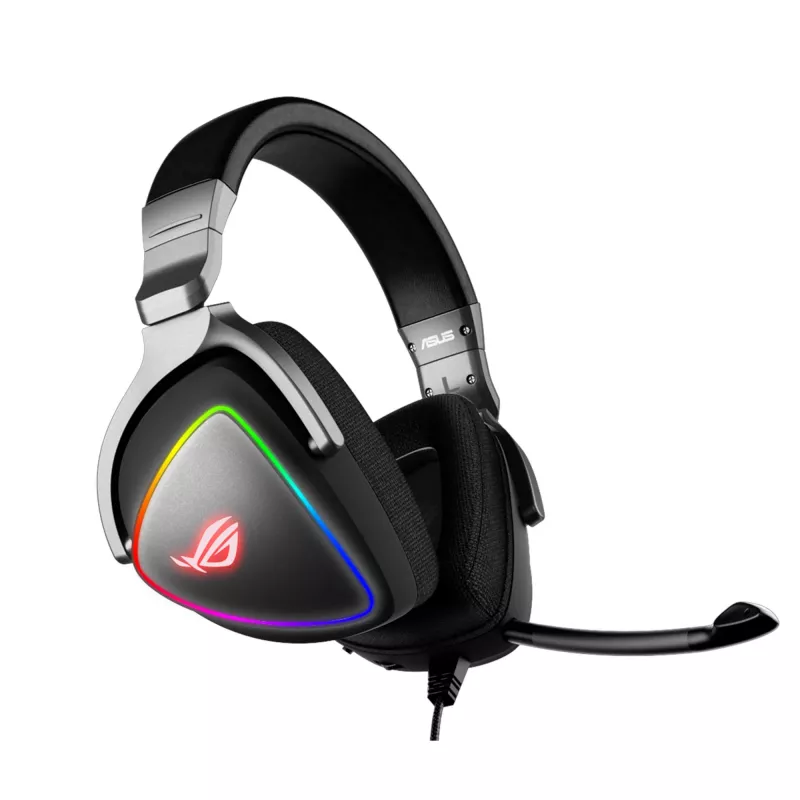 ASUS ROG Delta austiņas, vadu, galvas saite, spēlēm, melna