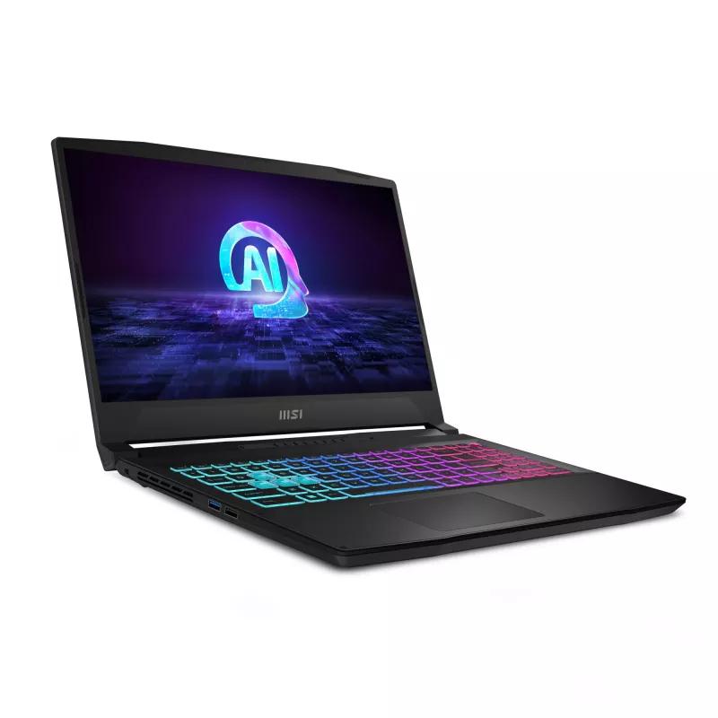 MSI Katana A15 AI B8VF-451 AMD Ryzen™ 7 8845HS klēpjdators 39,6 cm (15,6 collu) Full HD 16 GB DDR5-SDRAM 512 GB SSD NVIDIA GeForce RTX 4060 Wi-Fi 6E (802.11ax) Windows 11 Home Melns