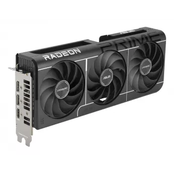 Grafikas karte ASUS Prime Radeon RX 9060 XT 16 GB GDDR6, PCIe 5.0, 128-bit, 3 ventilatori, 2,5 slotu