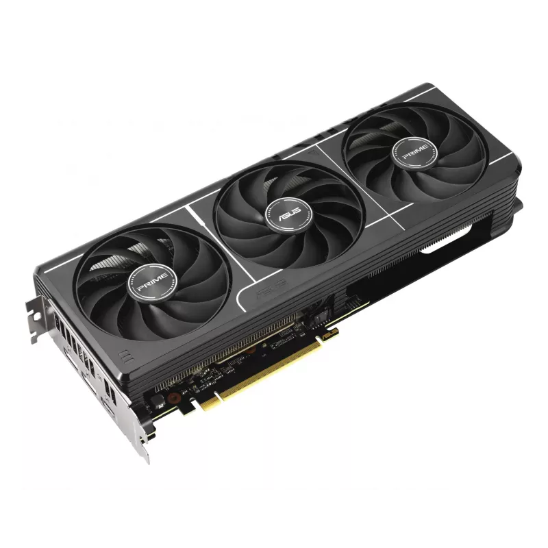 Grafikas karte ASUS Prime Radeon RX 9060 XT 16 GB GDDR6, PCIe 5.0, 128-bit, 3 ventilatori, 2,5 slotu