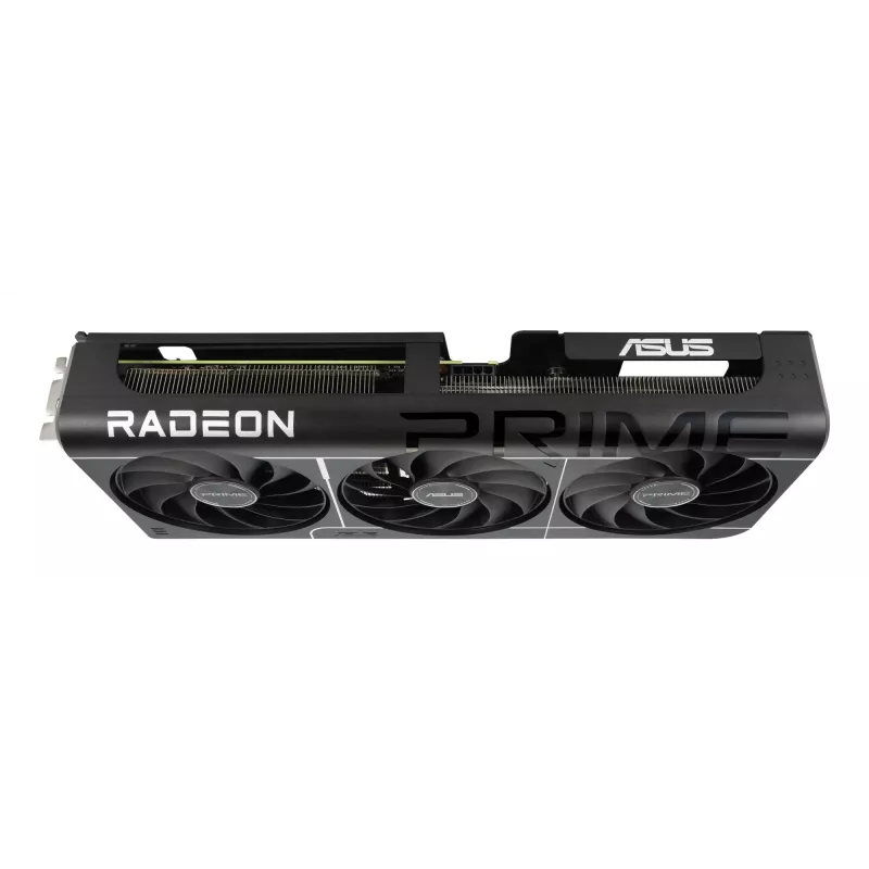 Grafikas karte ASUS Prime Radeon RX 9060 XT 16 GB GDDR6, PCIe 5.0, 128-bit, 3 ventilatori, 2,5 slotu