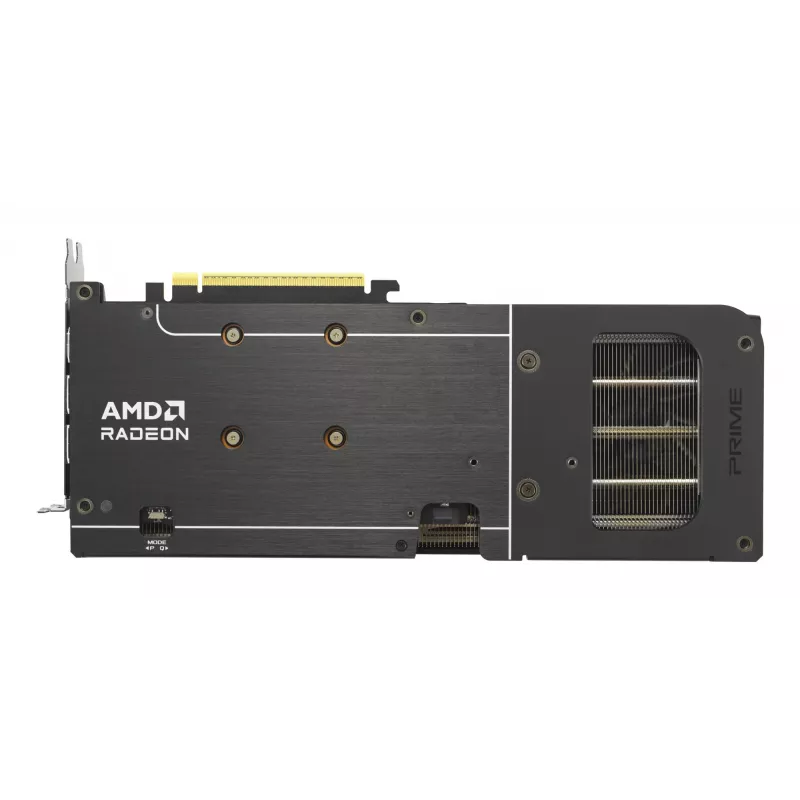 Grafikas karte ASUS Prime Radeon RX 9060 XT 16 GB GDDR6, PCIe 5.0, 128-bit, 3 ventilatori, 2,5 slotu