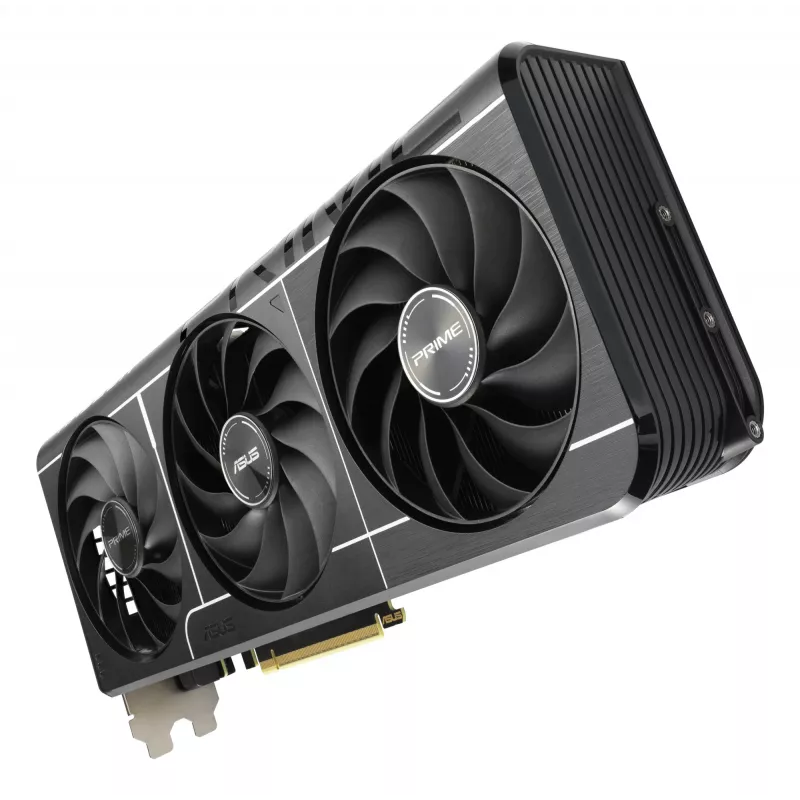 Grafikas karte ASUS Prime Radeon RX 9060 XT 16 GB GDDR6, PCIe 5.0, 128-bit, 3 ventilatori, 2,5 slotu