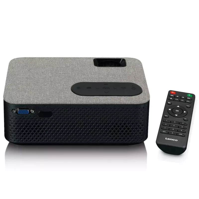 Lenco LPJ-700BKGY Standarta projekcijas projektors LED 1080p Melns