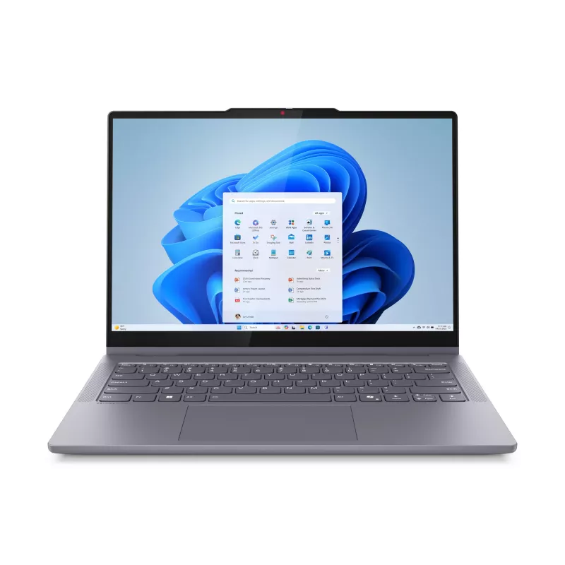 Lenovo IdeaPad 5 2-in-1 14IAL10 Intel Core Ultra 5 225H Hibrīds (2-in-1) 35,6 cm (14 collu) Skārienjutīgs WUXGA 16 GB LPDDR5x-SDRAM 512 GB SSD Wi-Fi 7 (802.11be) Windows 11 Home Vācu Pelēks