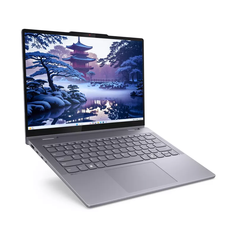 Lenovo IdeaPad 5 2-in-1 14IAL10 Intel Core Ultra 5 225H Hibrīds (2-in-1) 35,6 cm (14 collu) Skārienjutīgs WUXGA 16 GB LPDDR5x-SDRAM 512 GB SSD Wi-Fi 7 (802.11be) Windows 11 Home Vācu Pelēks