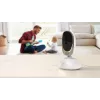 Video kamera Motorola VM85 CONNECT — 5 collu TFT displejs, 480×272, 300 m diapazons, 2× digitālā tālummaiņa, 2,4 GHz Wi‑Fi/FHSS, divvirzienu audio, balta