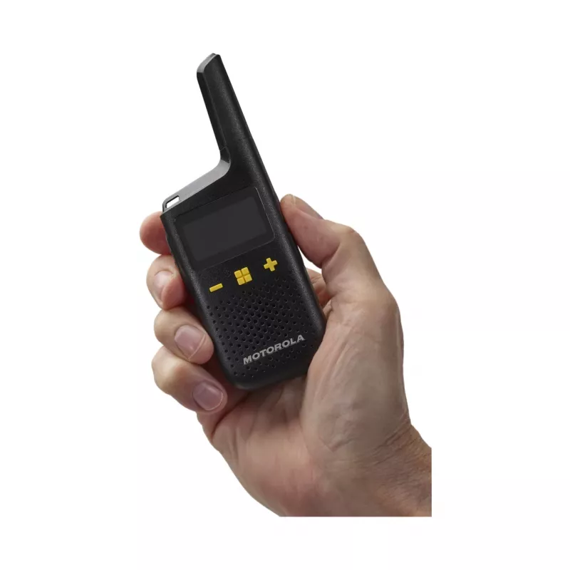 Motorola XT185 divvirzienu radio 16 kanāli 446.00625 - 446.19375 MHz Melns