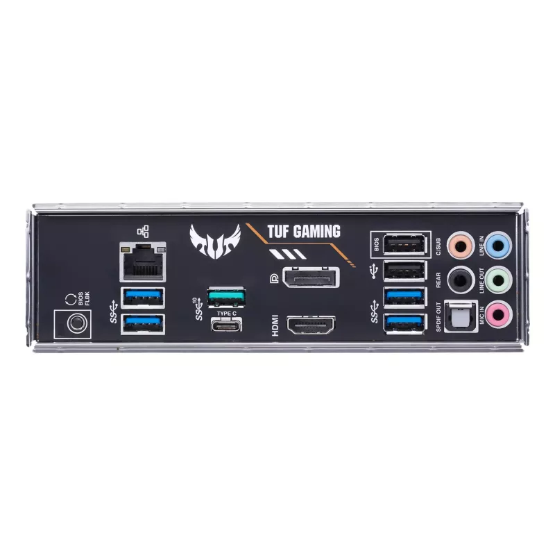 Mātesplate ASUS TUF GAMING B450-PLUS II ATX, AMD B450, Socket AM4, 4×DIMM DDR4, 128GB, 1×M.2, 6×SATA, HDMI 2.0b, DP1.2, Gigabit LAN