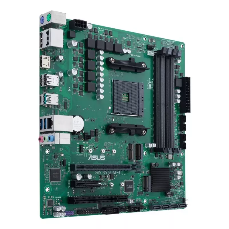 Mātesplate ASUS PRO B550M-C/CSM AMD B550 Socket AM4 micro ATX
