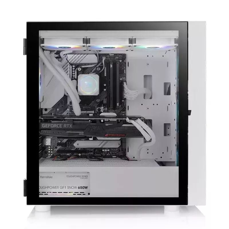 PC korpuss Thermaltake H570 TG ARGB Midi Tower balts