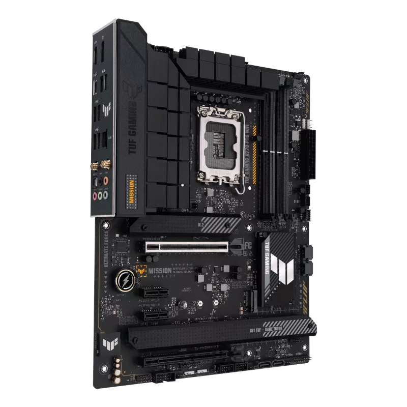 Mātesplate ASUS TUF GAMING H770-PRO WIFI — Intel H770, LGA 1700, ATX, DDR5, 4x DIMM, 128GB, Wi‑Fi 6, 2.5Gb LAN, 4x M.2