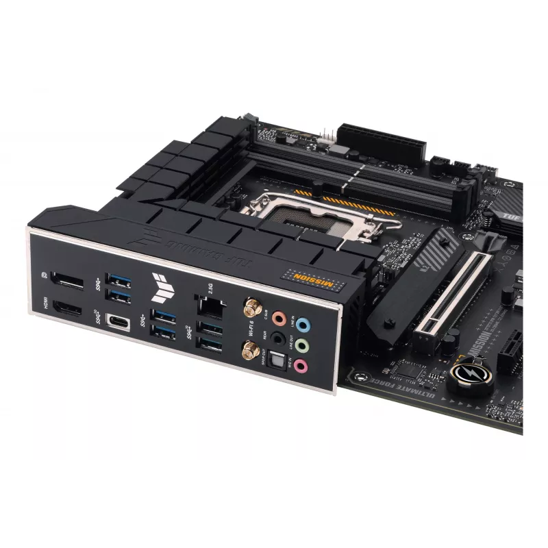 Mātesplate ASUS TUF GAMING H770-PRO WIFI — Intel H770, LGA 1700, ATX, DDR5, 4x DIMM, 128GB, Wi‑Fi 6, 2.5Gb LAN, 4x M.2