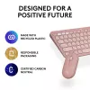Logitech Pebble 2 Combo bezvadu tastatūra un pele rozā QWERTY