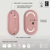 Logitech Pebble 2 Combo bezvadu tastatūra un pele rozā QWERTY