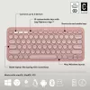 Logitech Pebble 2 Combo bezvadu tastatūra un pele rozā QWERTY