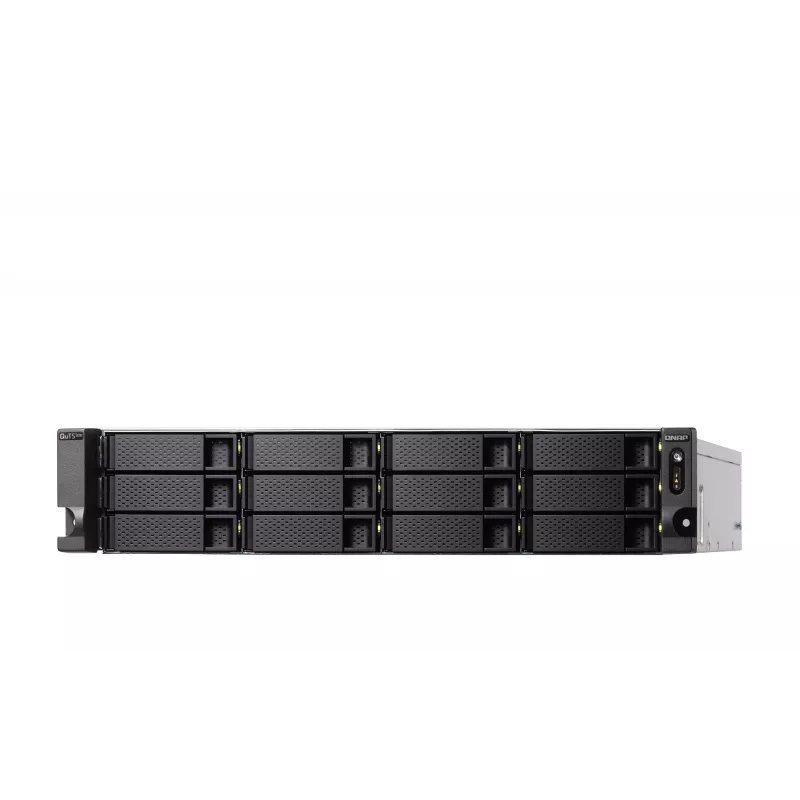 QNAP TS-H1886XU-RP-R2 NAS Rack (3U) Intel® Xeon® D D-1622 32 GB DDR4 0 TB QuTS hero Melns, Pelēks
