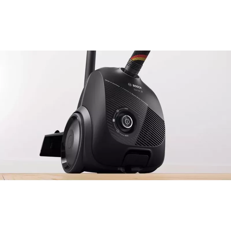 “Bosch Serie 2 BGDS2CHAMP” putekļsūcējs 3.5 L Bungveida putekļsūcējs Sausā tīrīšana 600 W Putekļu maiss