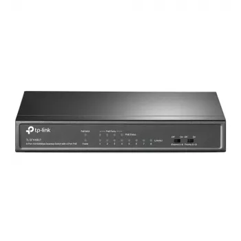 TP-Link TL-SF1008LP tīkla slēdzis Nepārvaldāms Fast Ethernet (10/100) Power over Ethernet (PoE) Melns